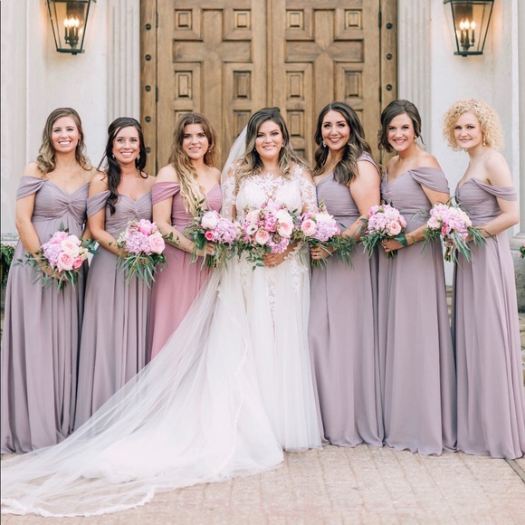 Pronovias Emelina Illusion Sleeve Wedding Gown - Picture 4 of 8